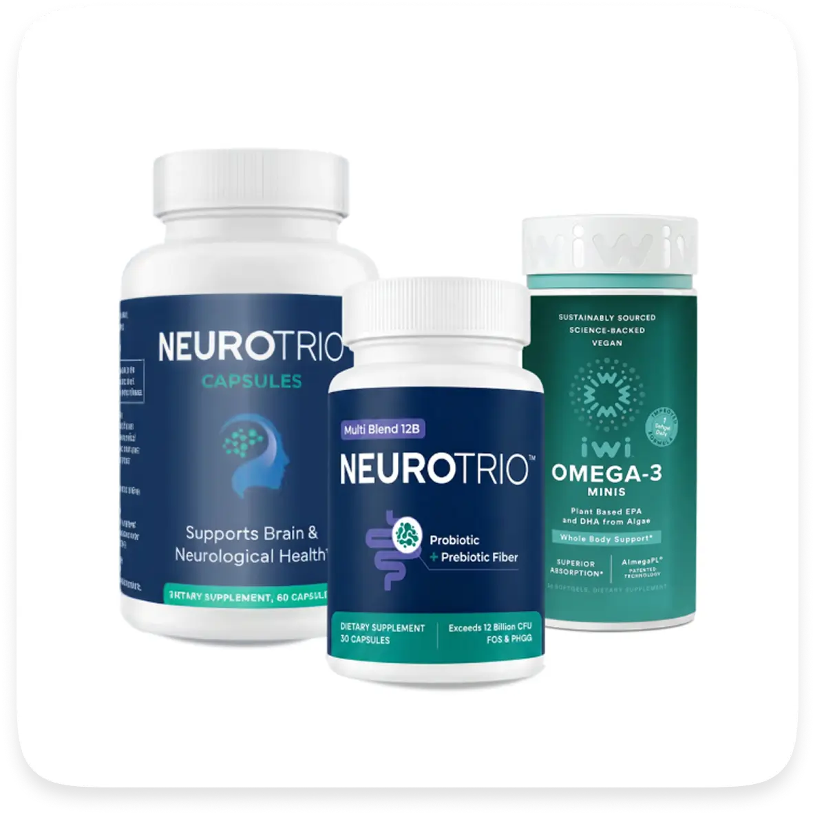 NeuroTrio Blend On White Background