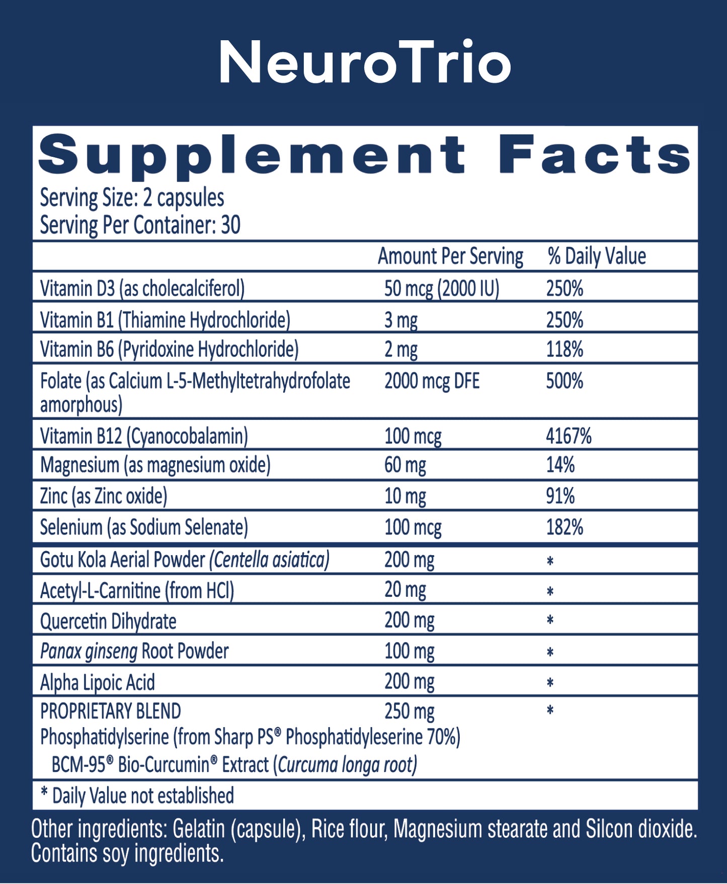 NeuroTrio Regimen